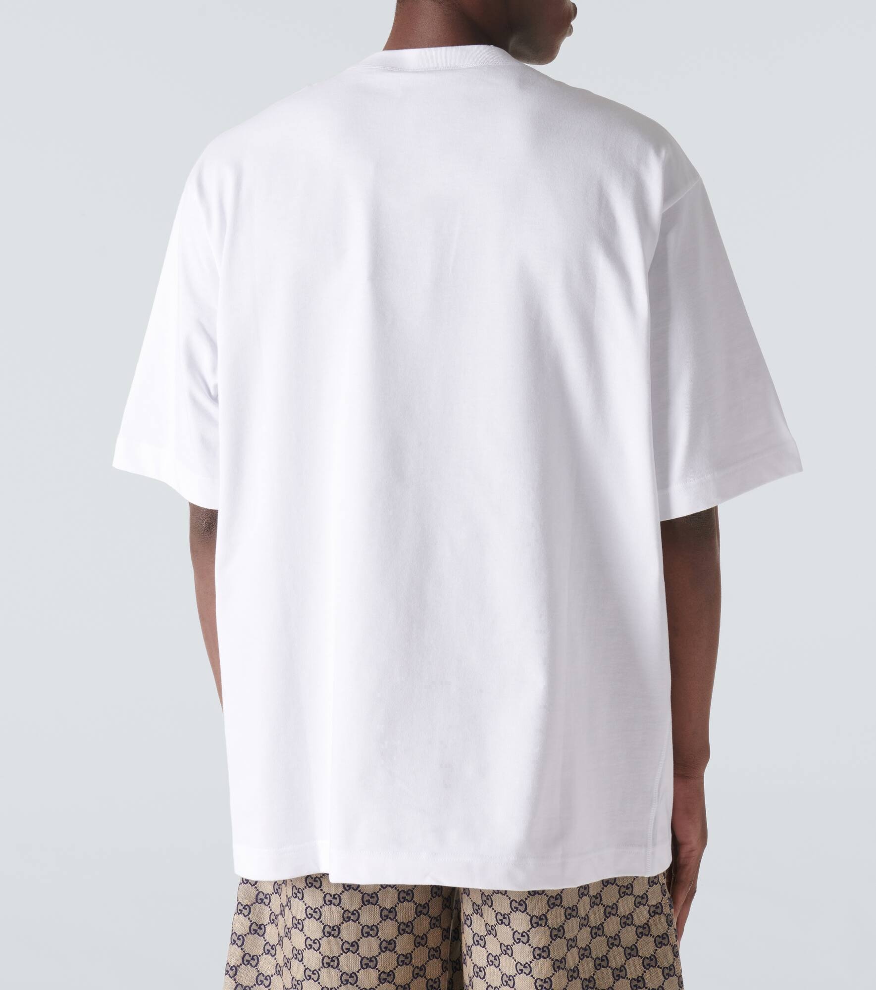 Logo cotton jersey T-shirt - 4
