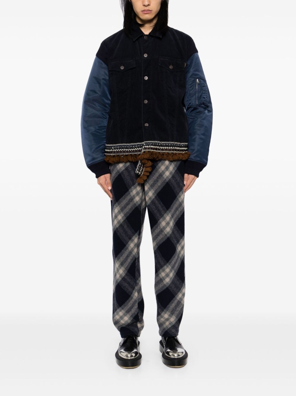 corduroy workwear jacket - 2