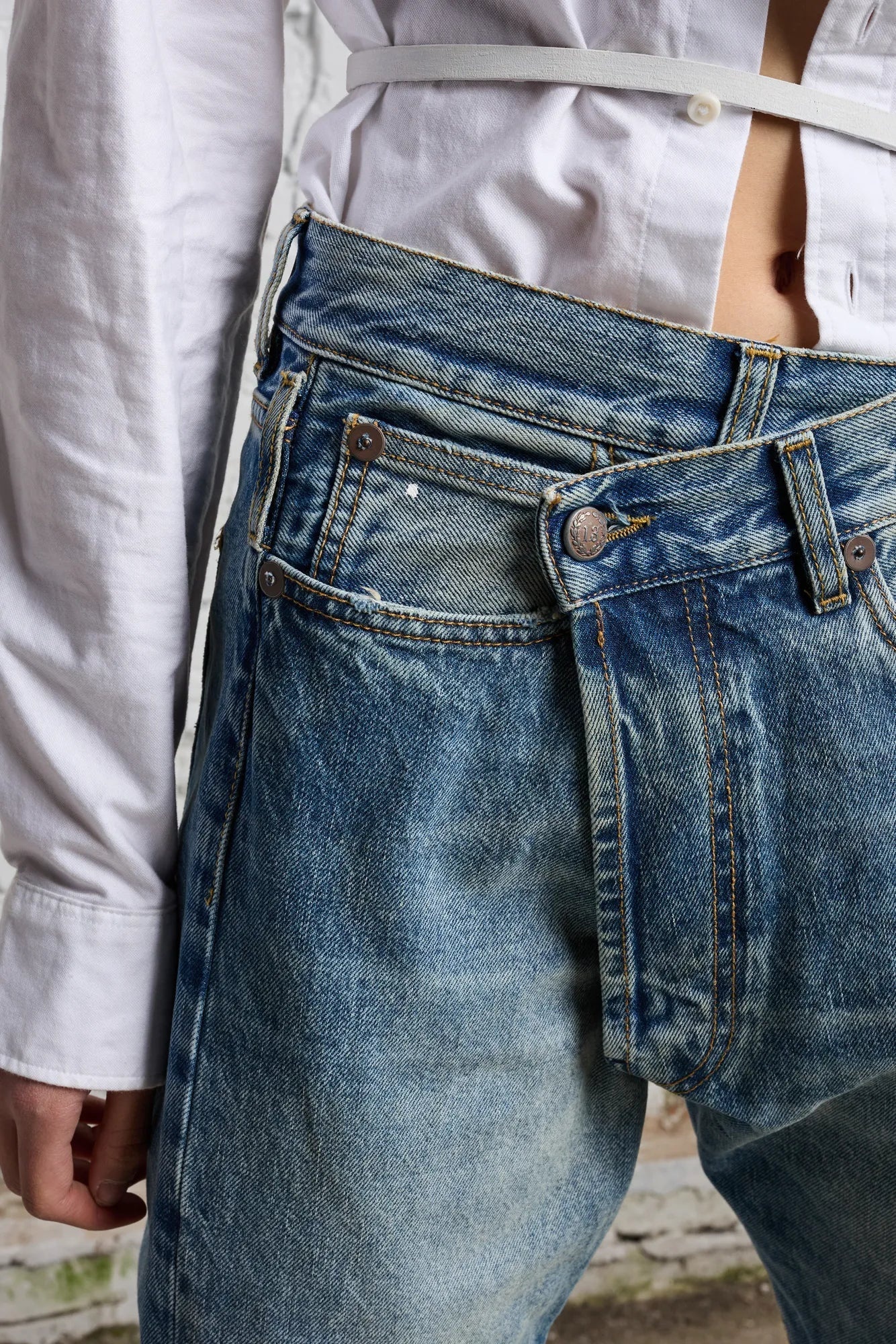 Jasper Crossover Jean | R13 Denim Official Site - 8