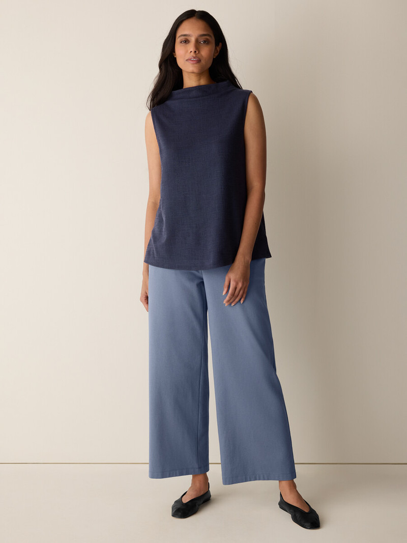 Cross Hatch Stretch Jersey Funnel Neck Tank 3