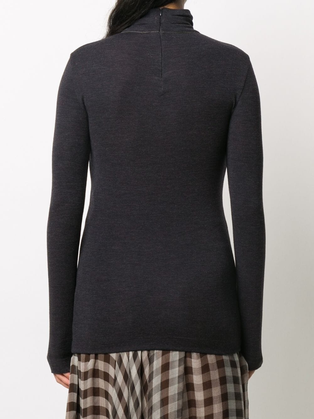 knitted turtleneck top - 4