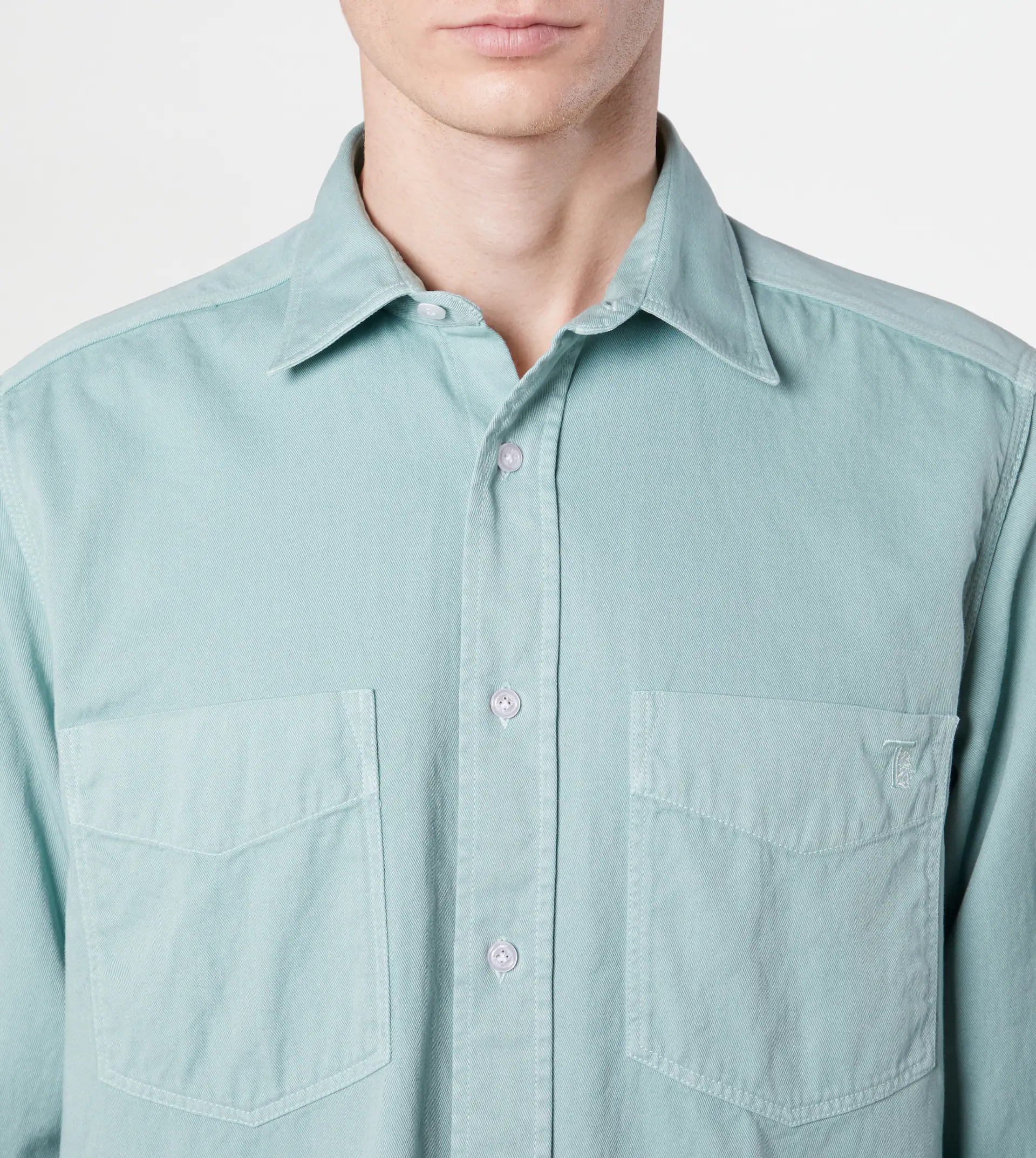 DOUBLE POCKET SHIRT - GREEN - 3