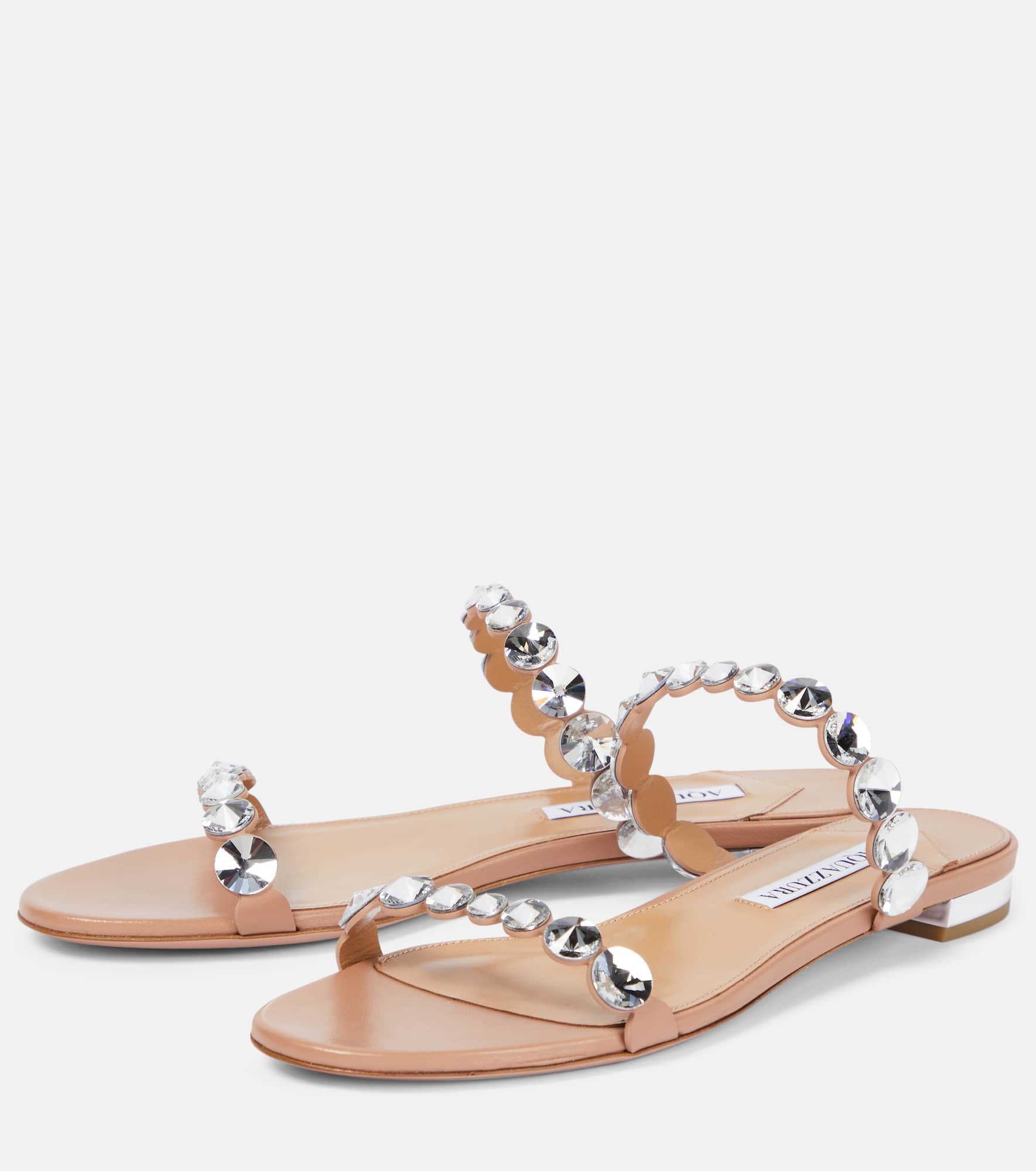 Maxi-Tequila embellished leather sandals - 5