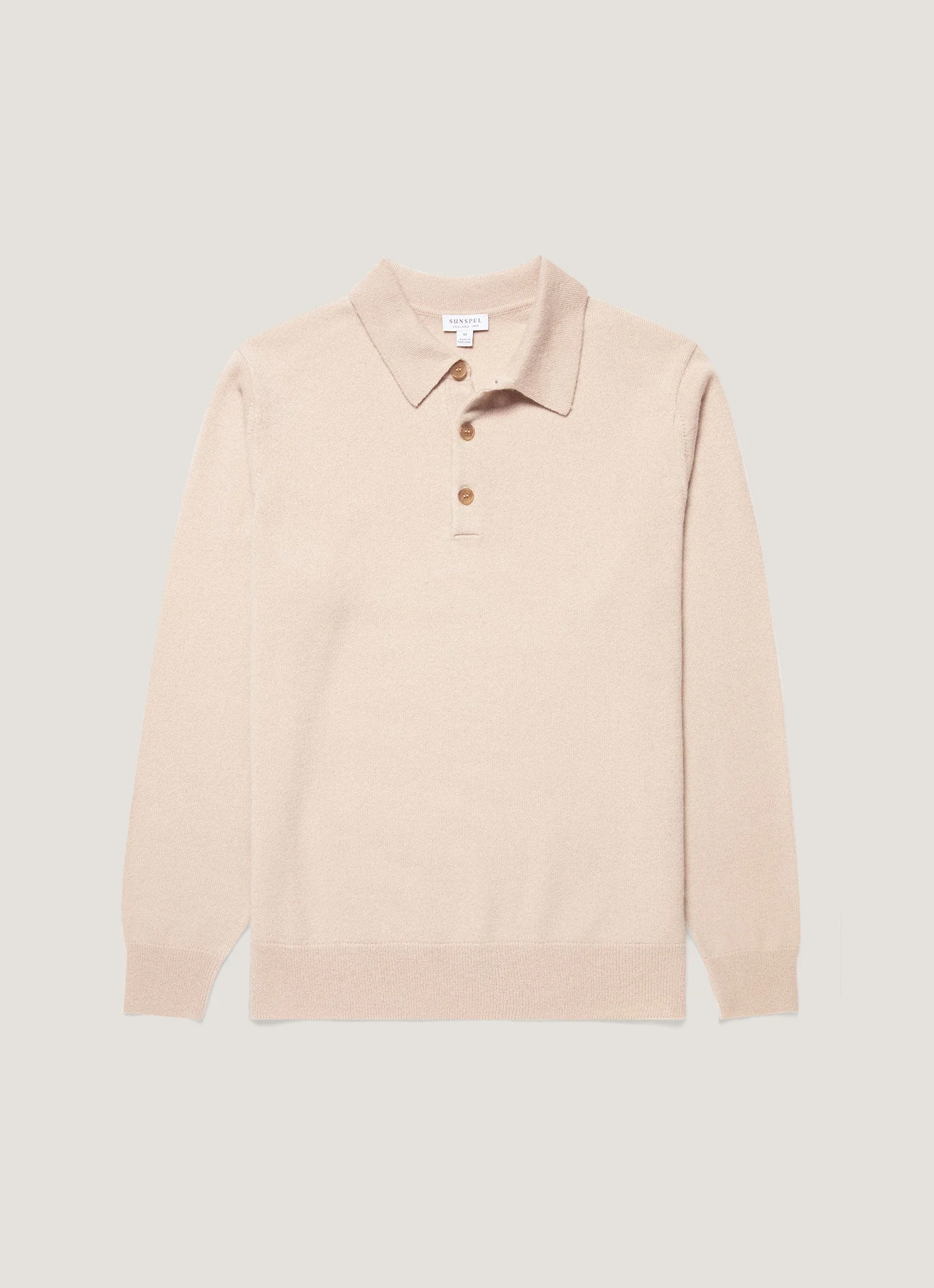 Cashmere Knitted Polo Shirt - 1