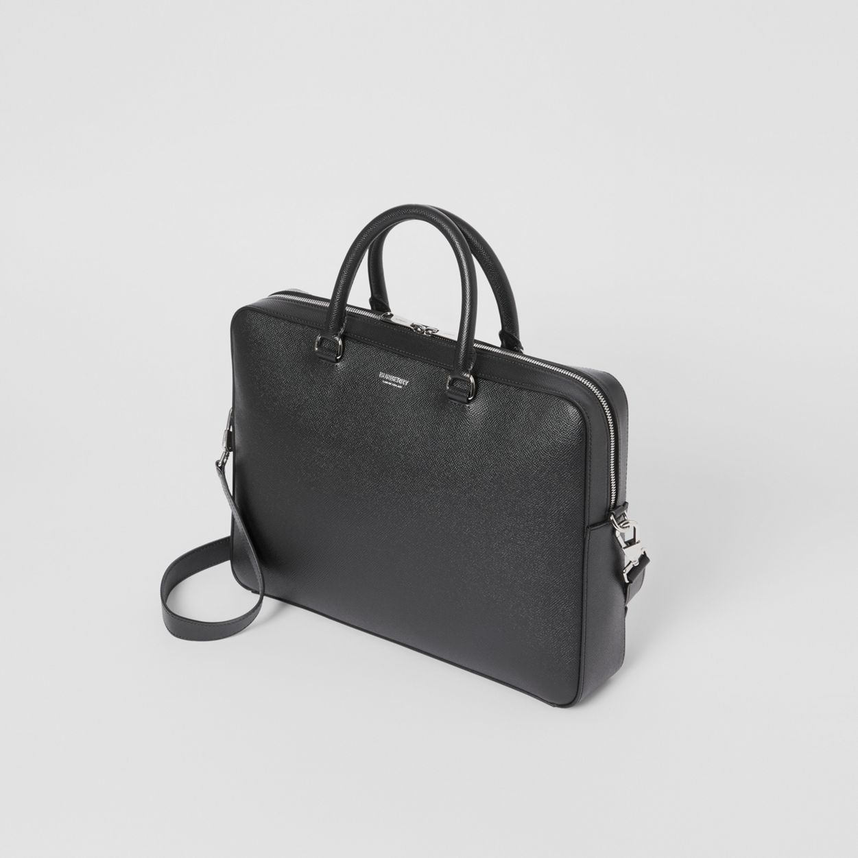 Grainy Leather Briefcase - 4