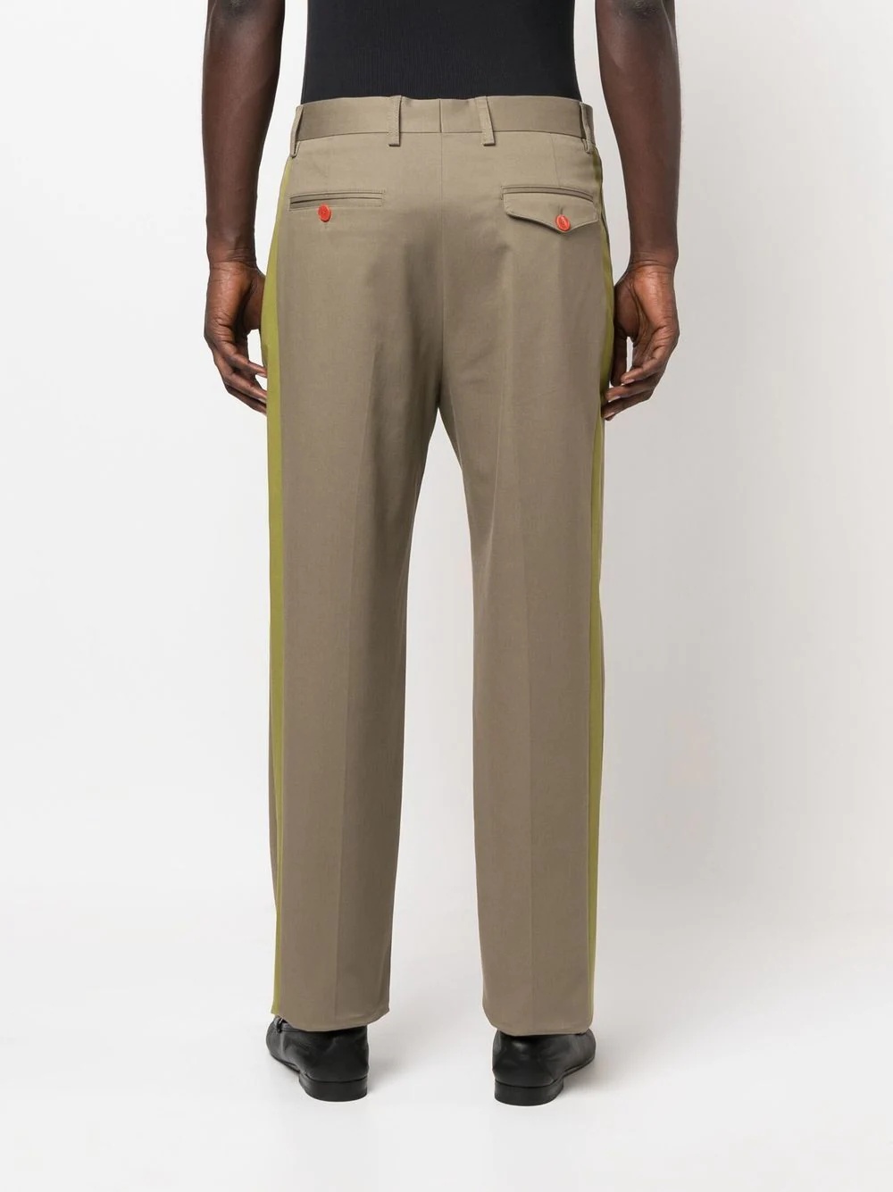 Side-Band gabardine trousers - 4