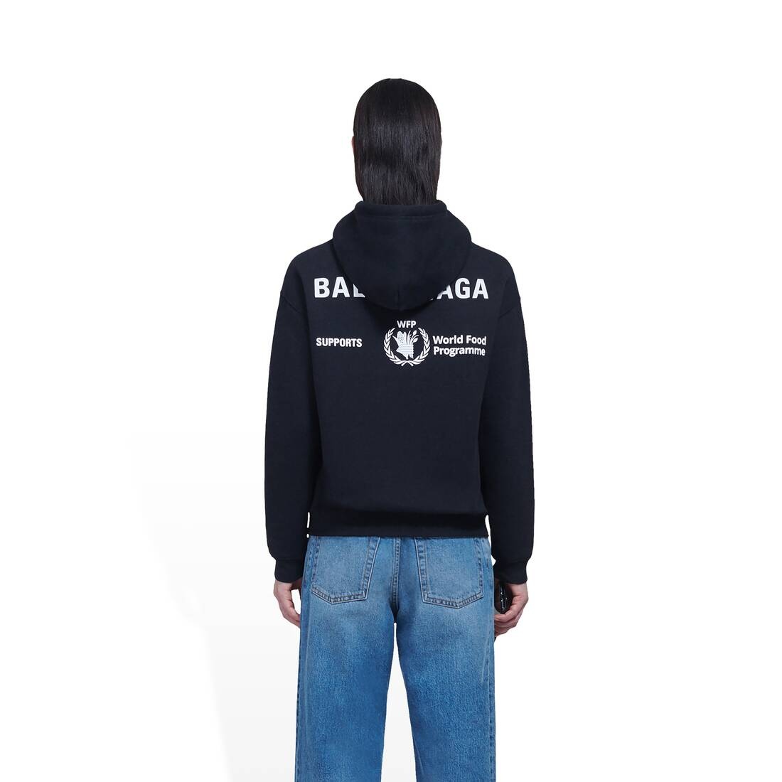 Women's Wfp Shrunk Hoodie in Black - 3