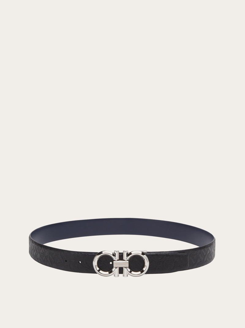 Reversible and adjustable Gancini belt 3