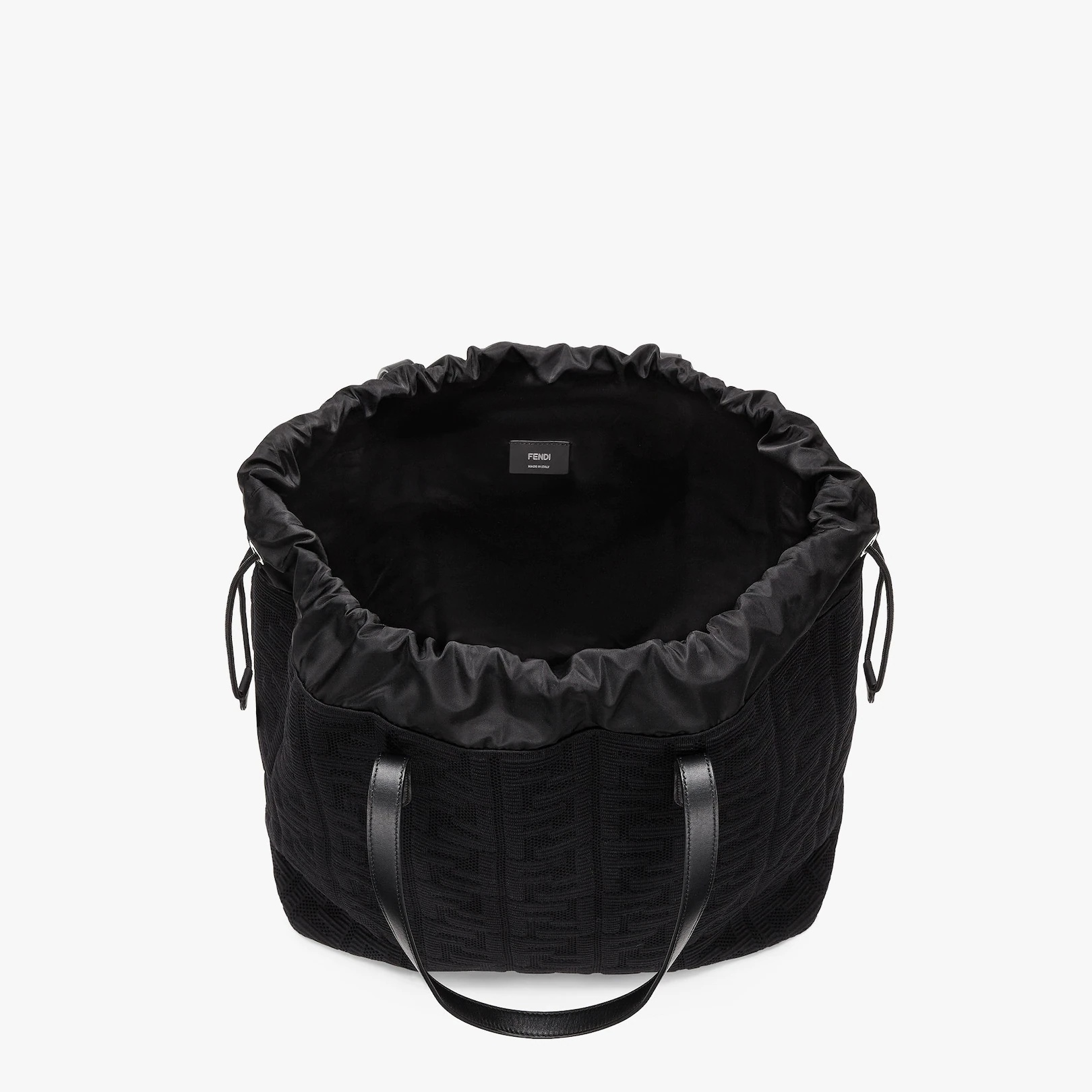 Black fabric bag - 4