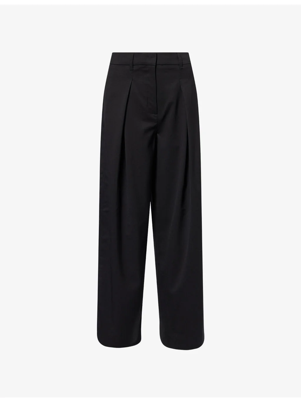 Exaggerated Wide-Leg Wool Trousers - 1