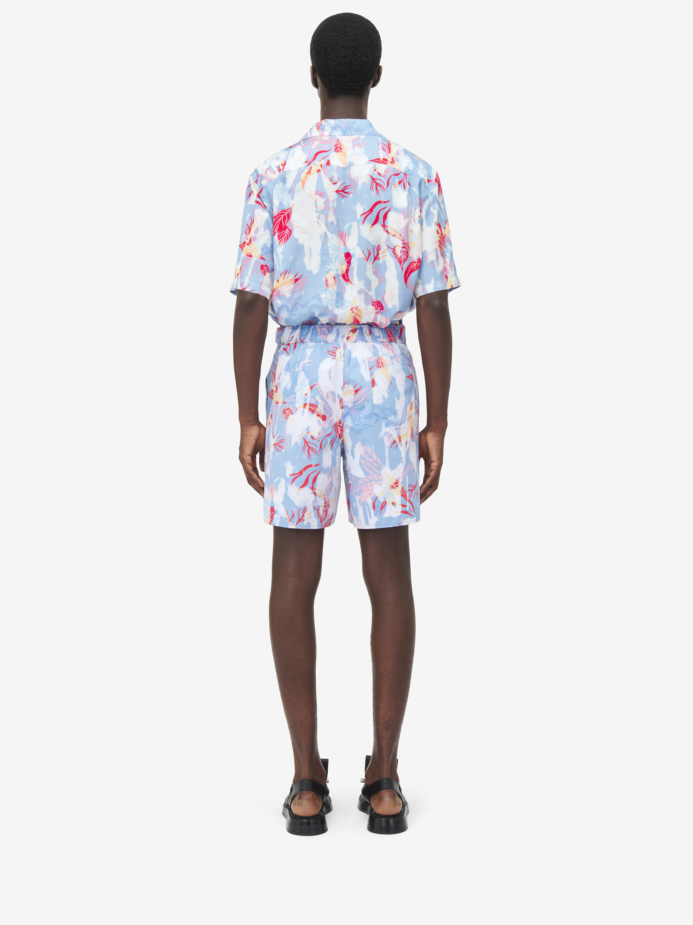 Hawaiian Floral Pyjama Shorts - 3