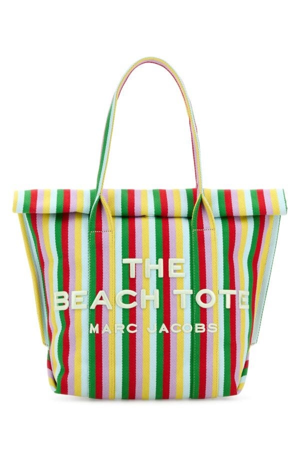 Embroidered jacquard The Beach Tote shopping bag - 1