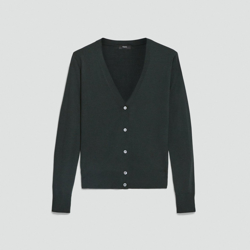V-Neck Cardigan in Regal Wool 1