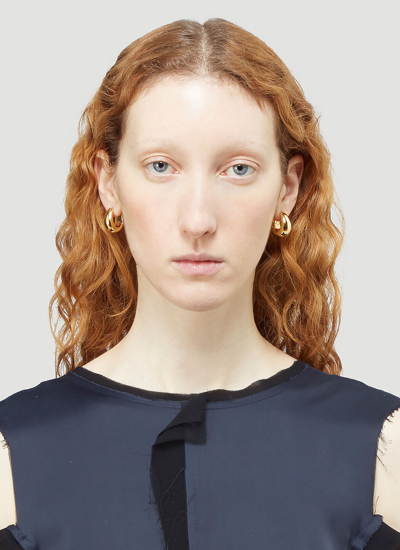 TOM WOOD Ice Hoop Small Earrings outlook