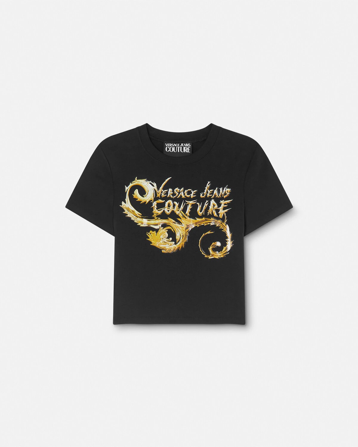 Chromo Couture Logo Crop T-Shirt - 1