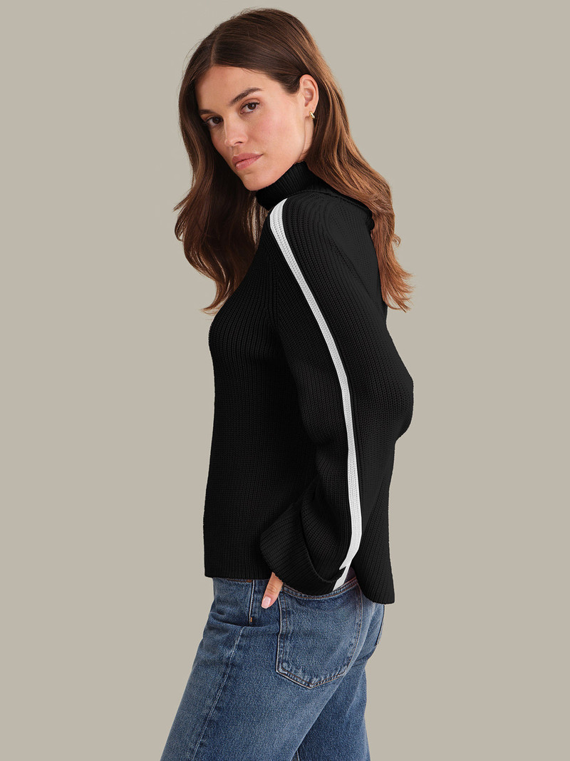 525 america Vida: Cotton Tipped Turtleneck Sweater outlook