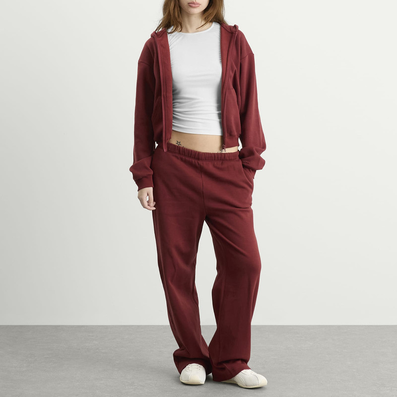 SKIMS SKIMS Cotton Fleece Classic Straight Leg Pant outlook