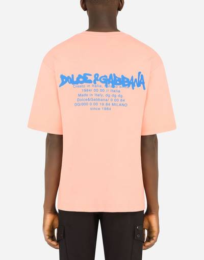 Dolce & Gabbana Printed cotton T-shirt outlook