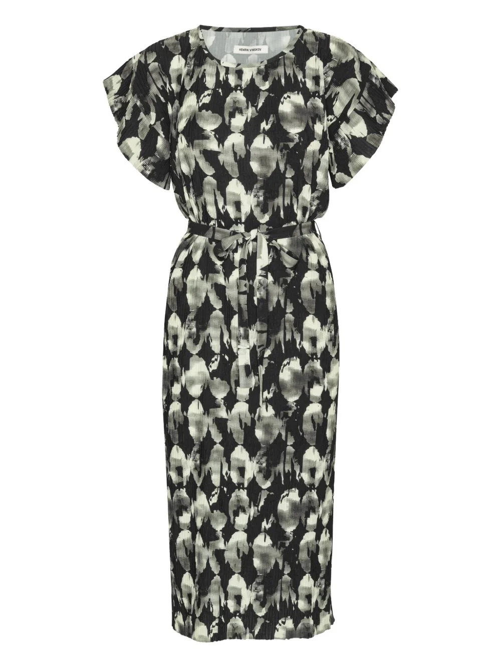 Pina belted printed midi dress - 1