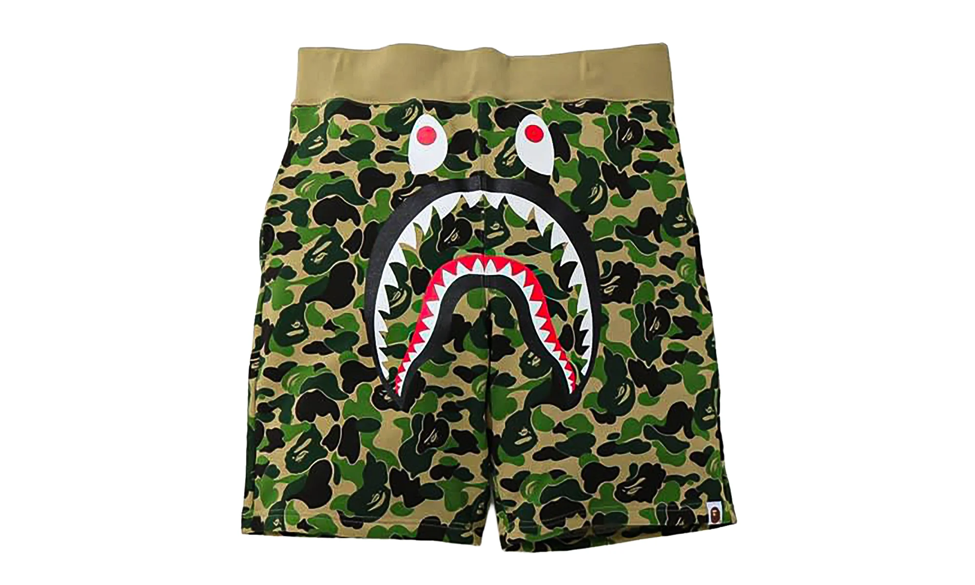 ABC Camo Shark Sweatshorts "Green Camo" Z86JZXBA - 1