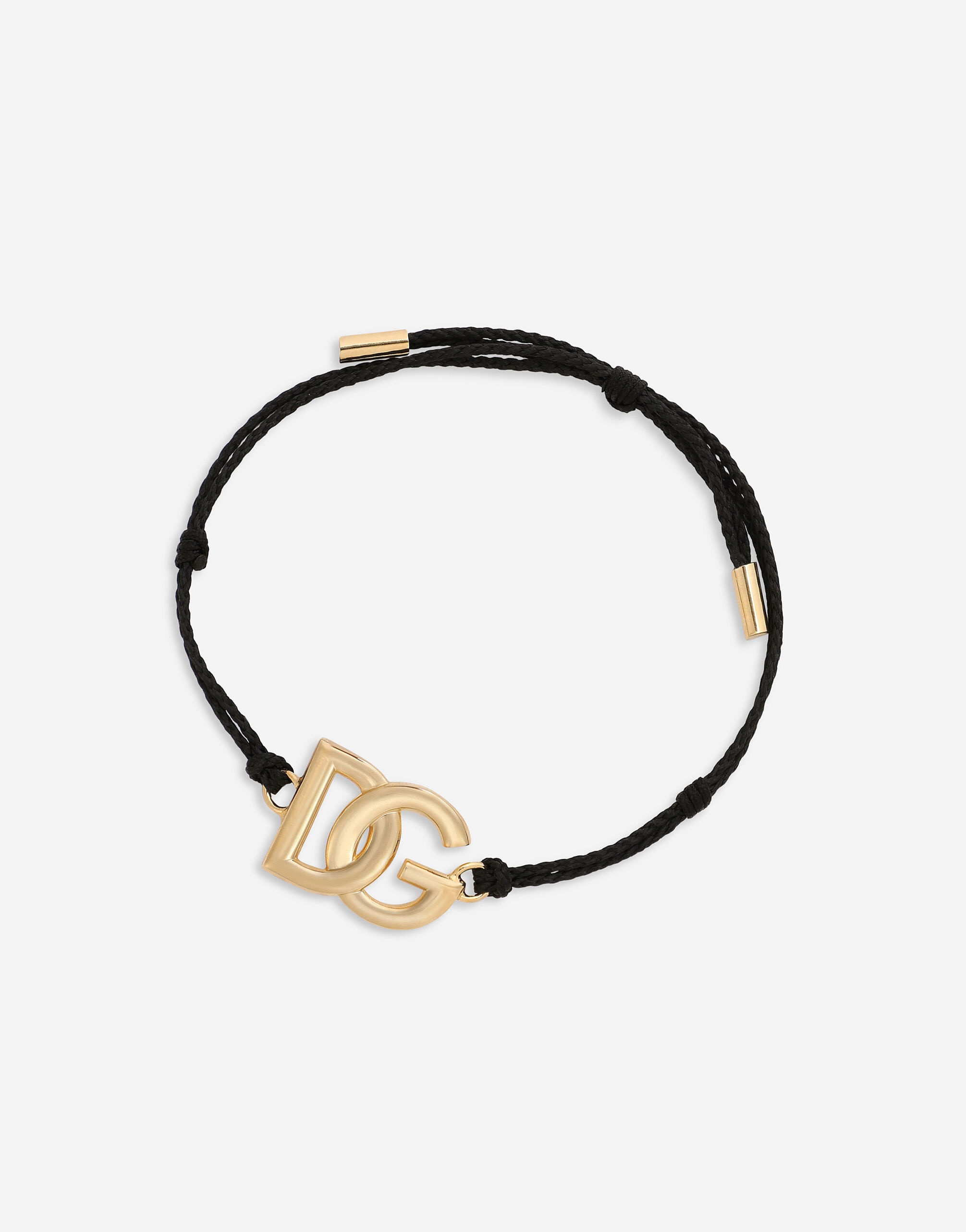 Cord bracelet with large DG logo - 3