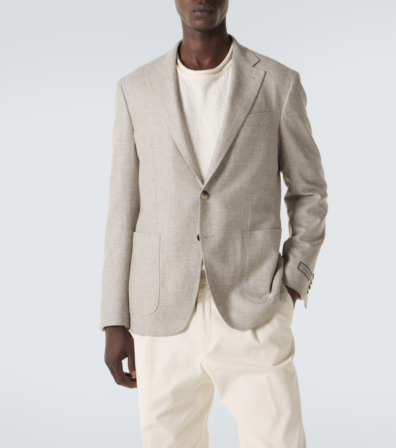 Canali Kei wool blazer outlook