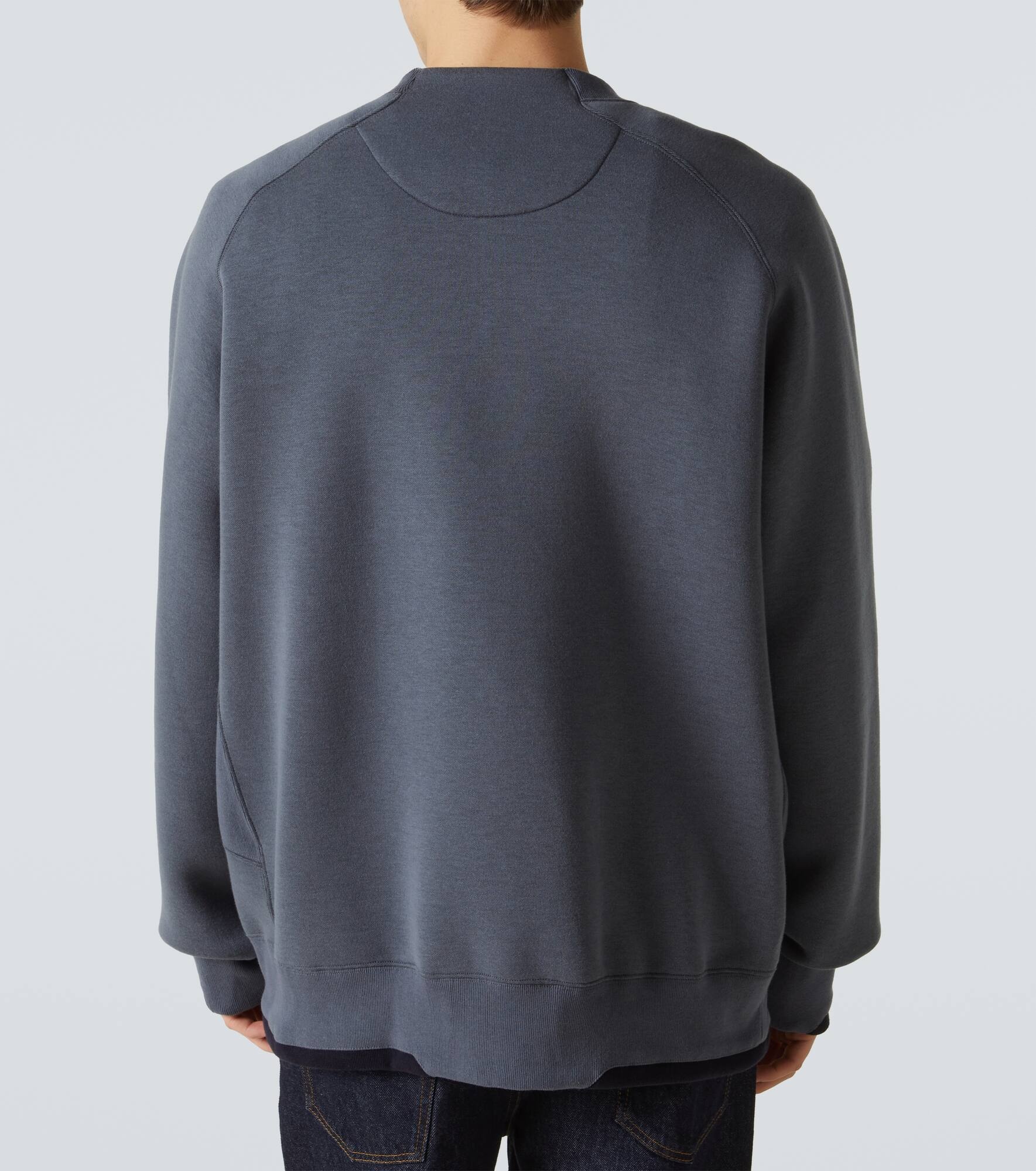 Cotton-blend sweatshirt - 4