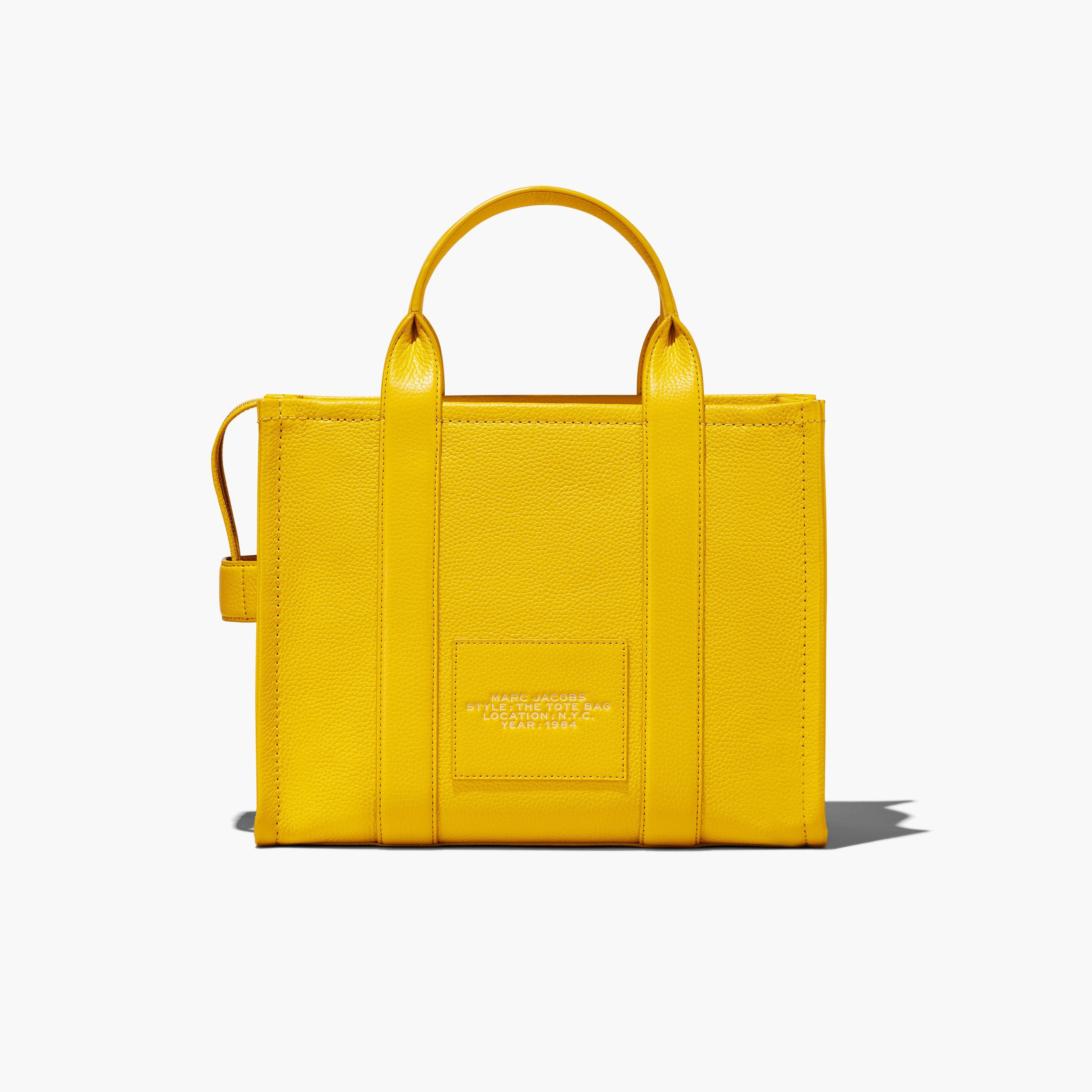 THE LEATHER MEDIUM TOTE BAG - 6