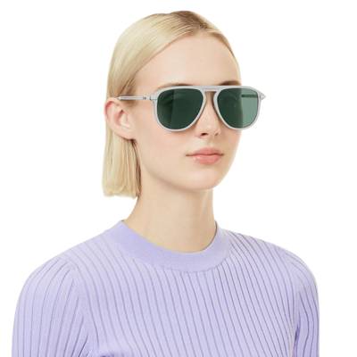 RIMOWA Eyewear Pilot Foldable Matte Silver Sunglasses outlook