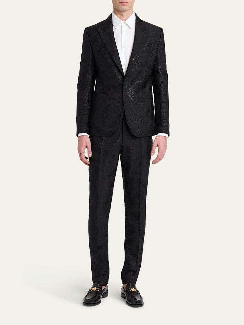 VERSACE Men's Jacquard Evening Jacket outlook