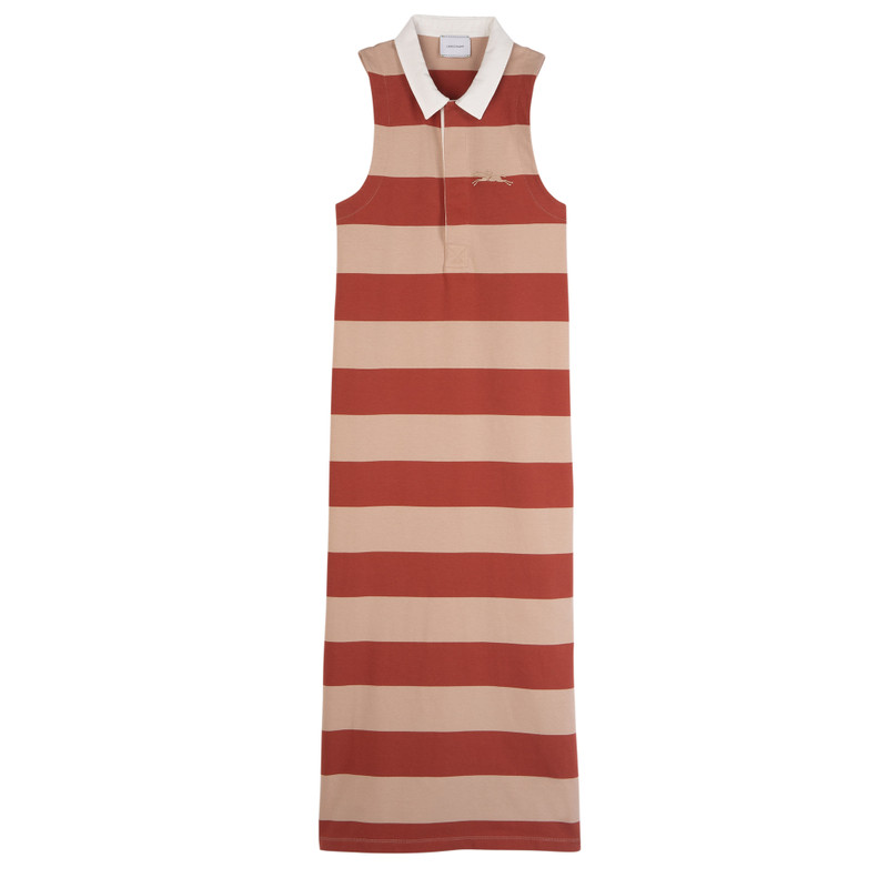 Polo dress Cream/Coral - OTHER 1