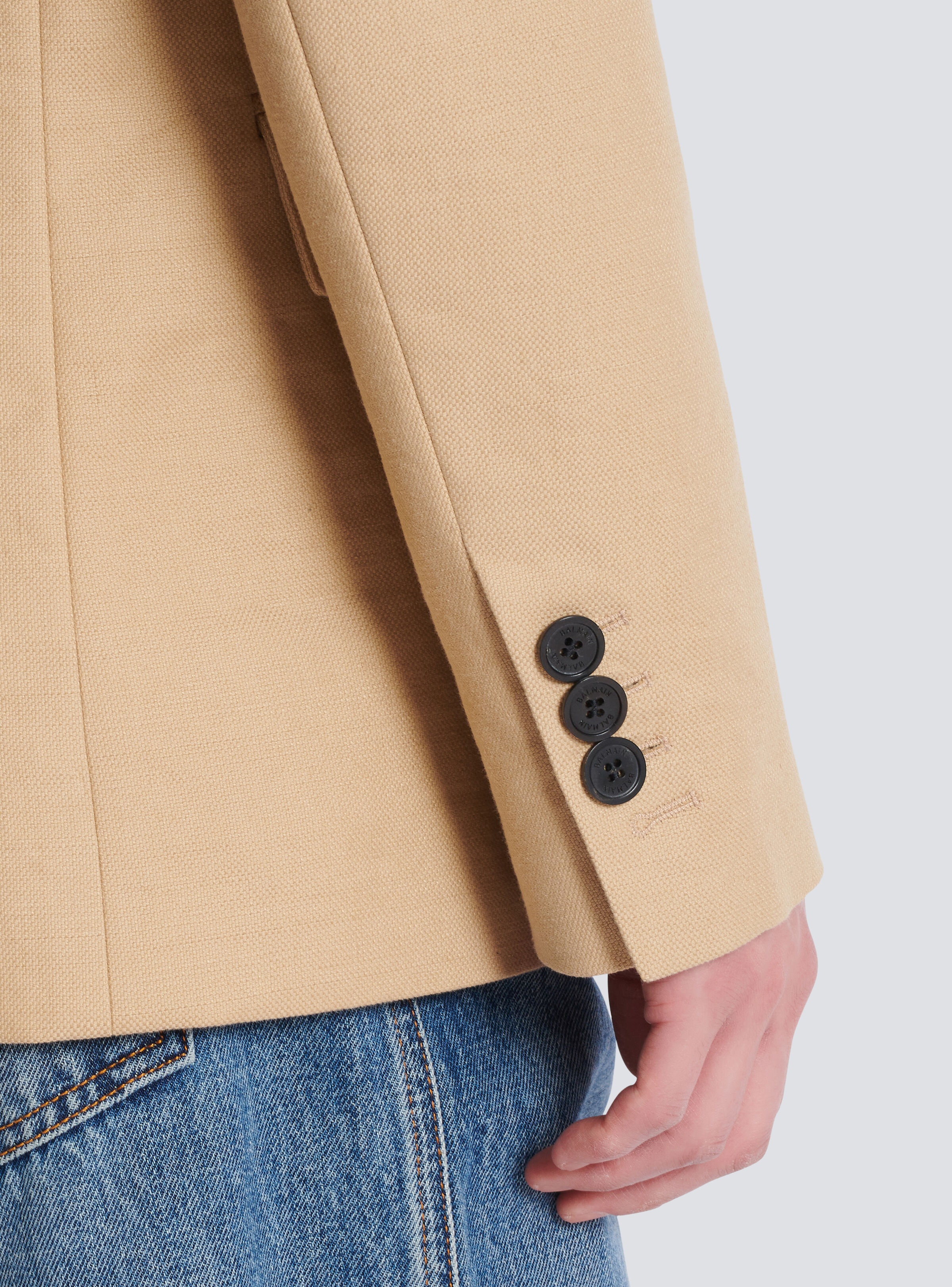 Canvas 2-button jacket - 6