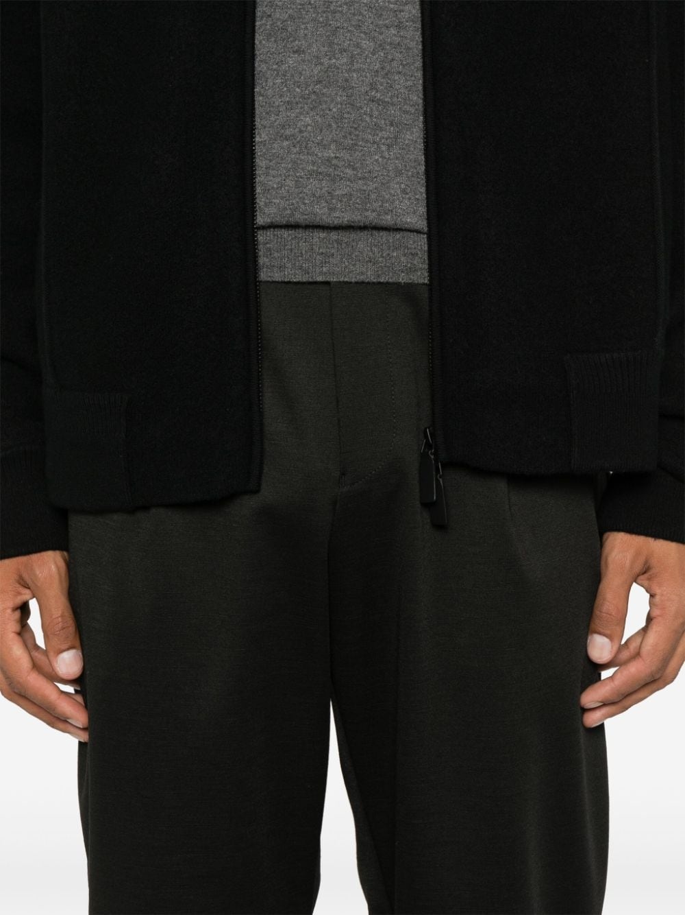 pleat-detail trousers - 5