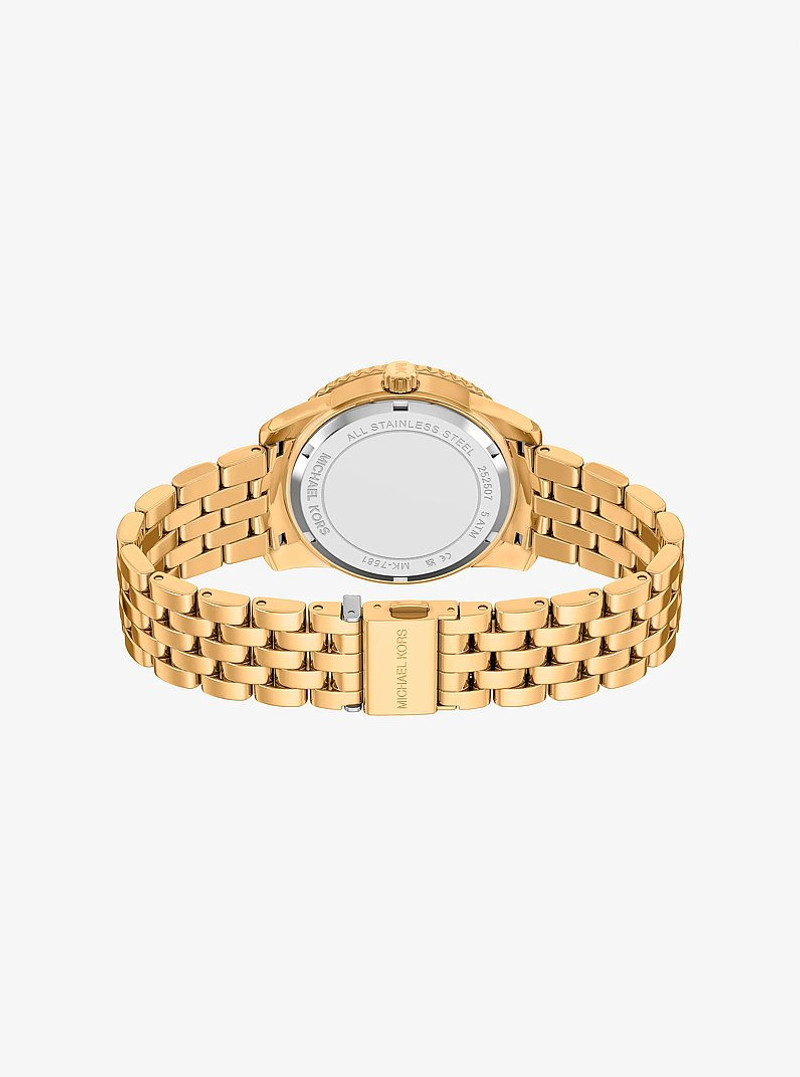 Bryant Pavé Gold-Tone Watch 4