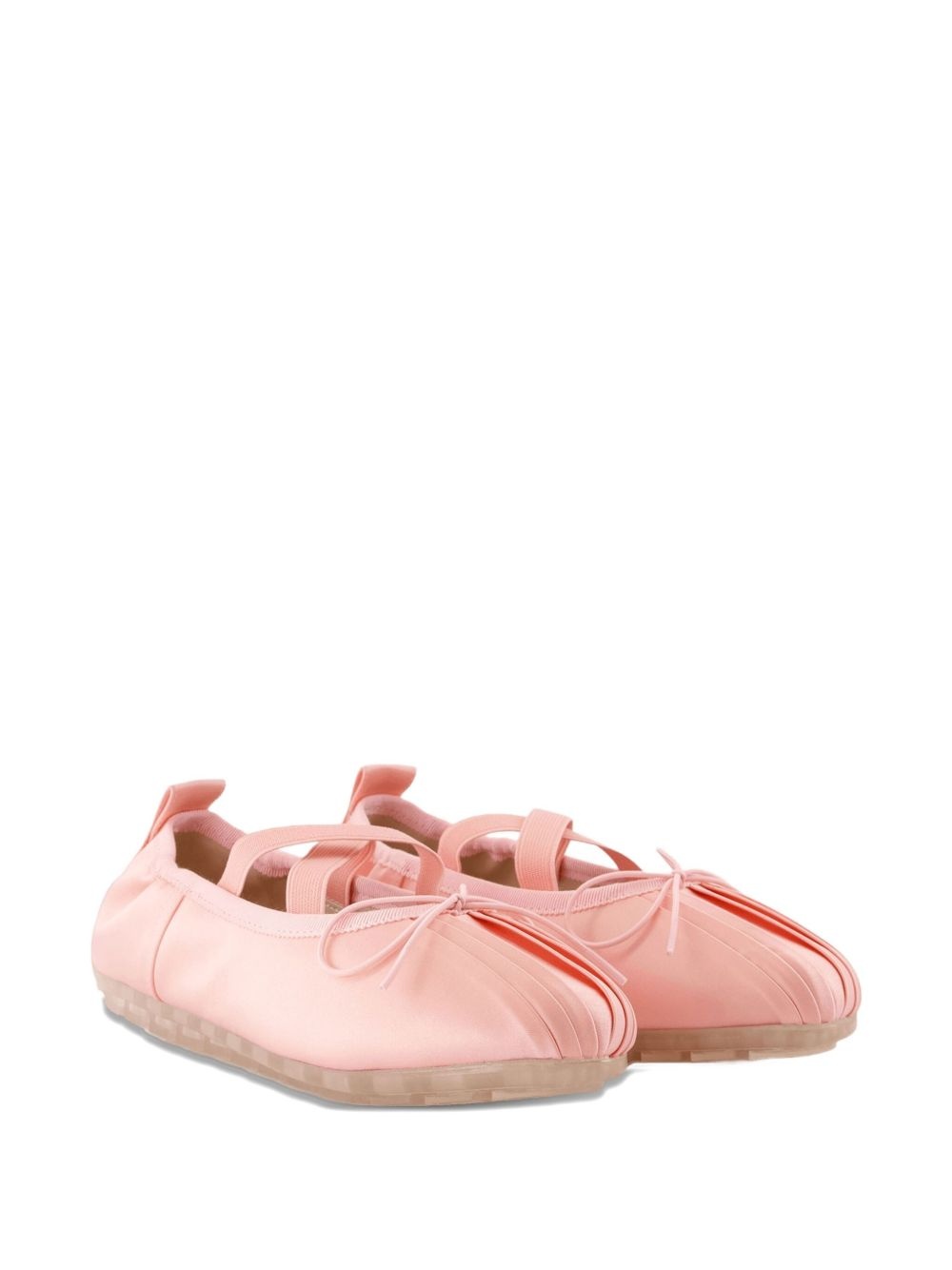 satin ballerina shoes - 2