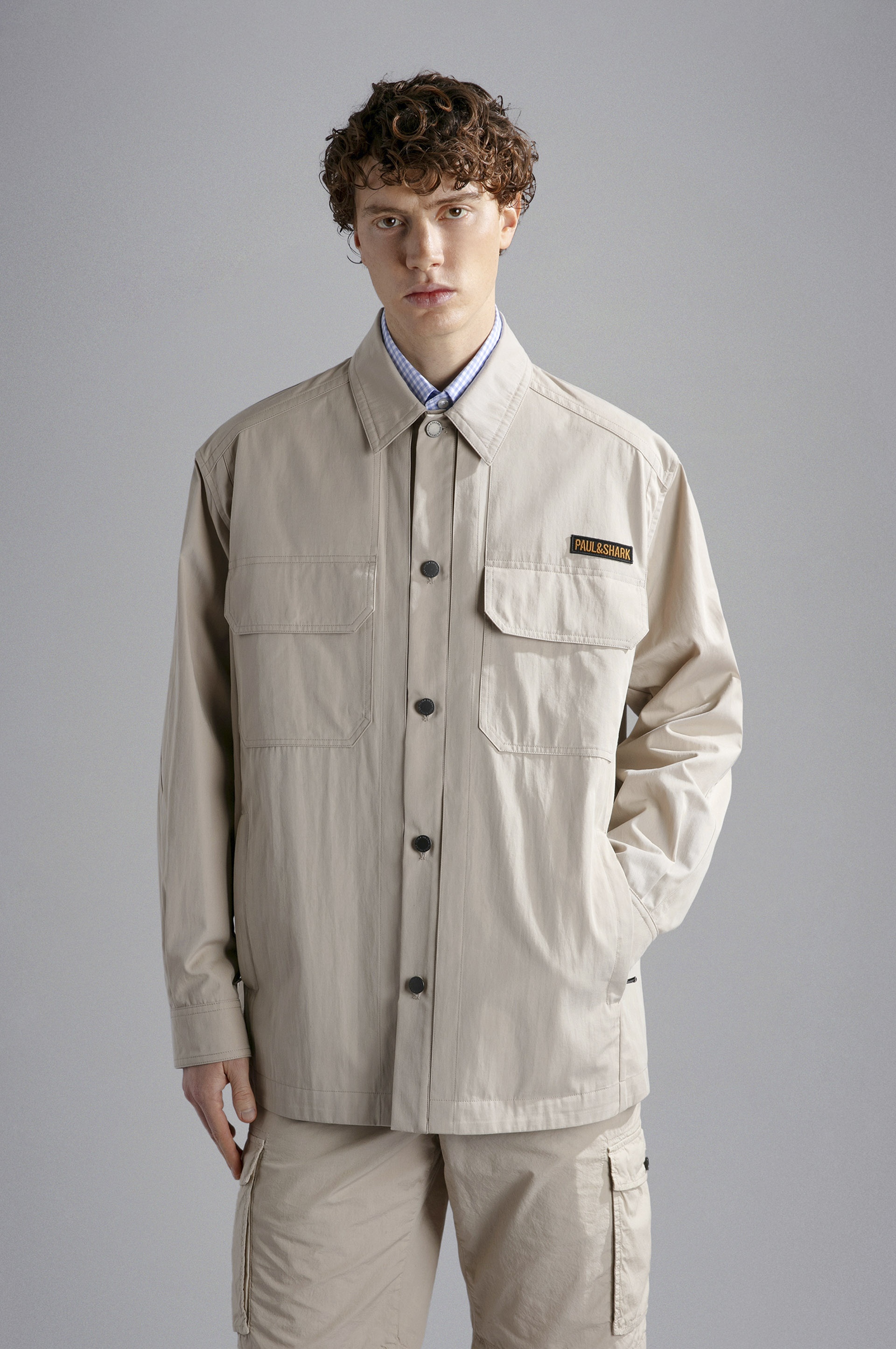 TECHNICAL COTTON SHACKET - 6