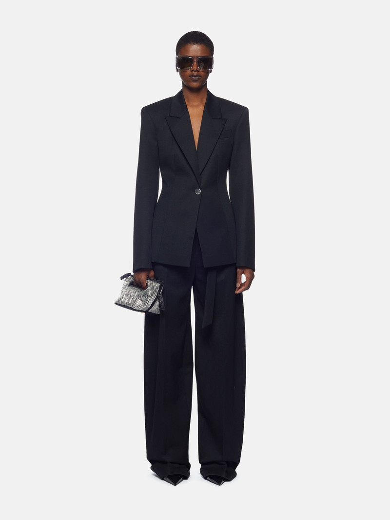 THE ATTICO ''GLEN'' BLACK BLAZER outlook