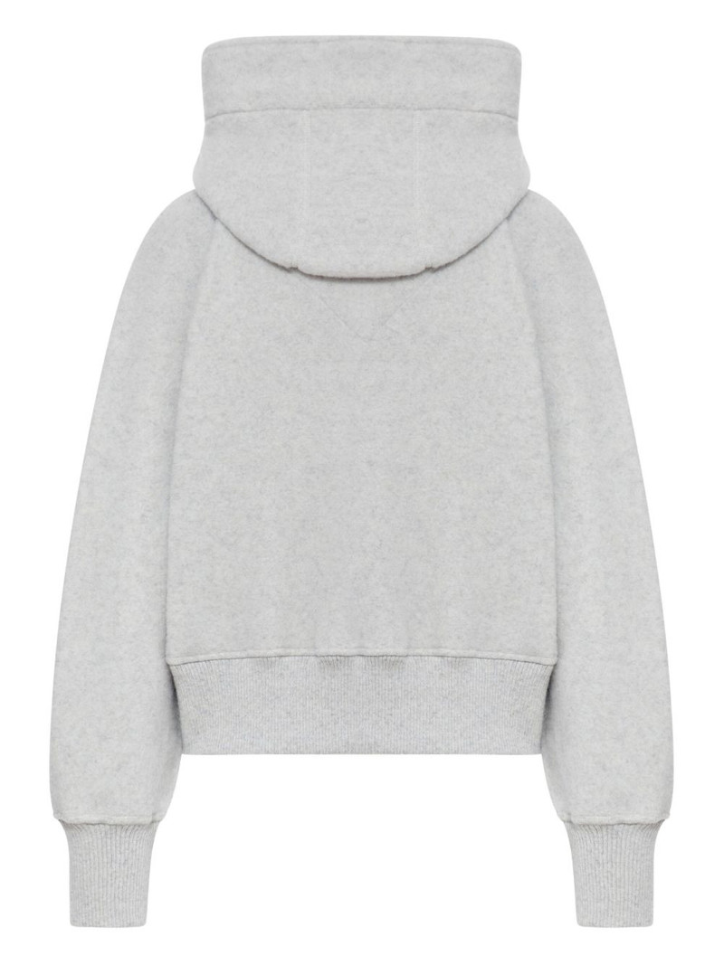 Canada Goose metallic wool hooded jacket outlook