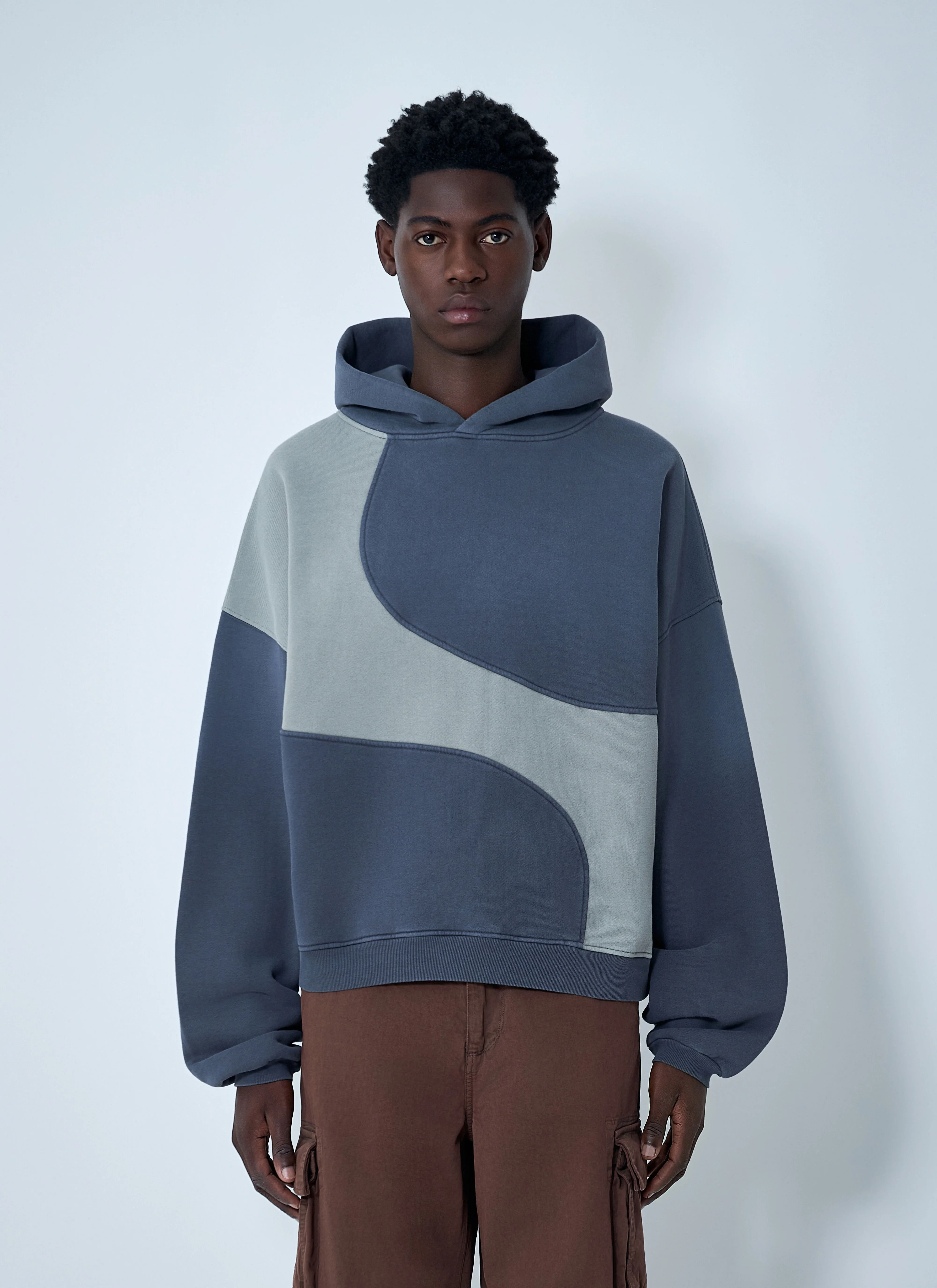 Wave Hooded Sweatshirt - 1