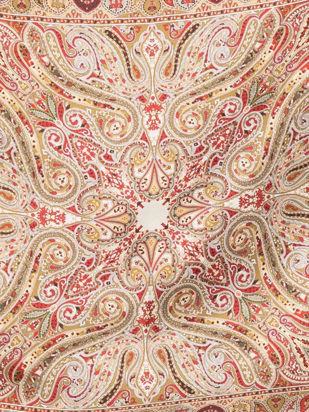 paisley-pattern silk scarf - 2