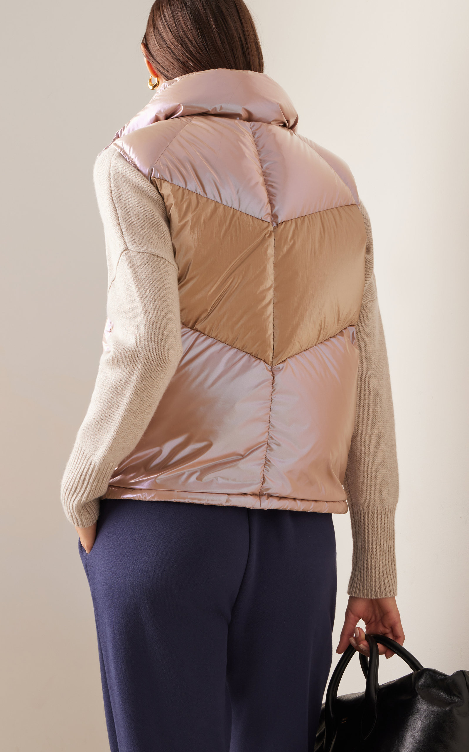Faucille Iridescent Down Vest metallic - 4