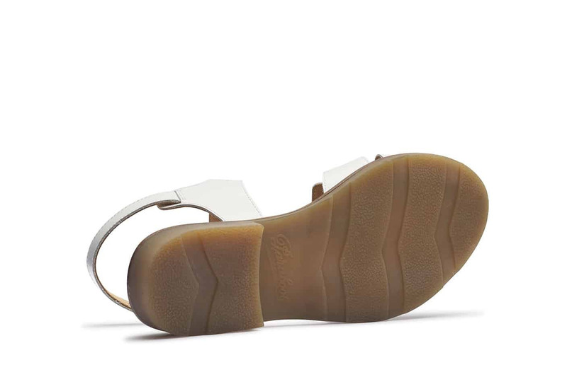 Bilbao White Silk - Rubber Sole 5