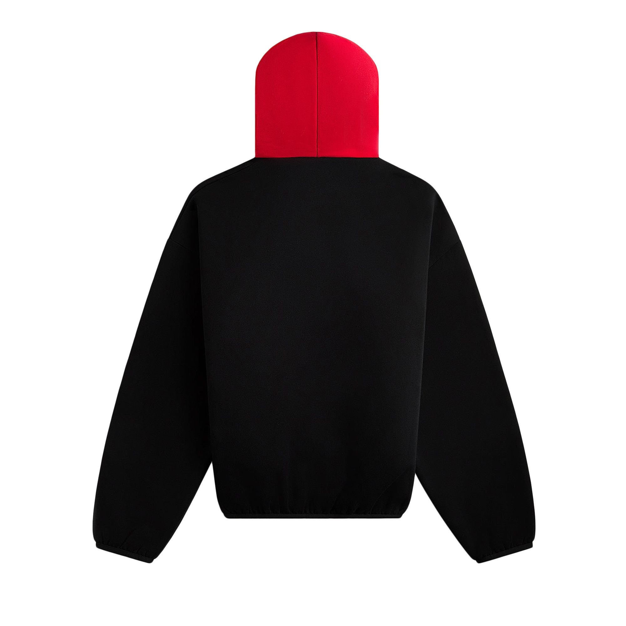 Fear of God Essentials x NBA Chicago Bulls Hoodie 'Black Red' - 2