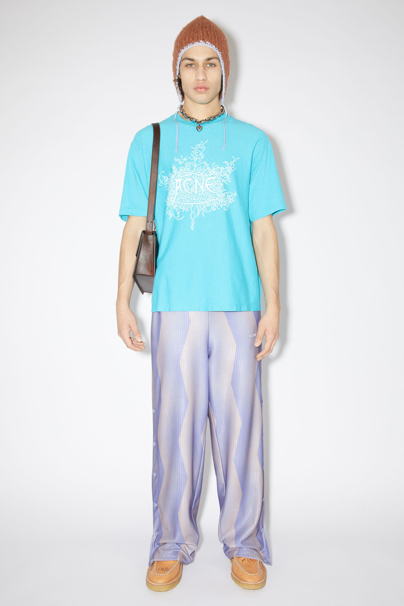 Acne Studios Print trousers - Blue/beige outlook