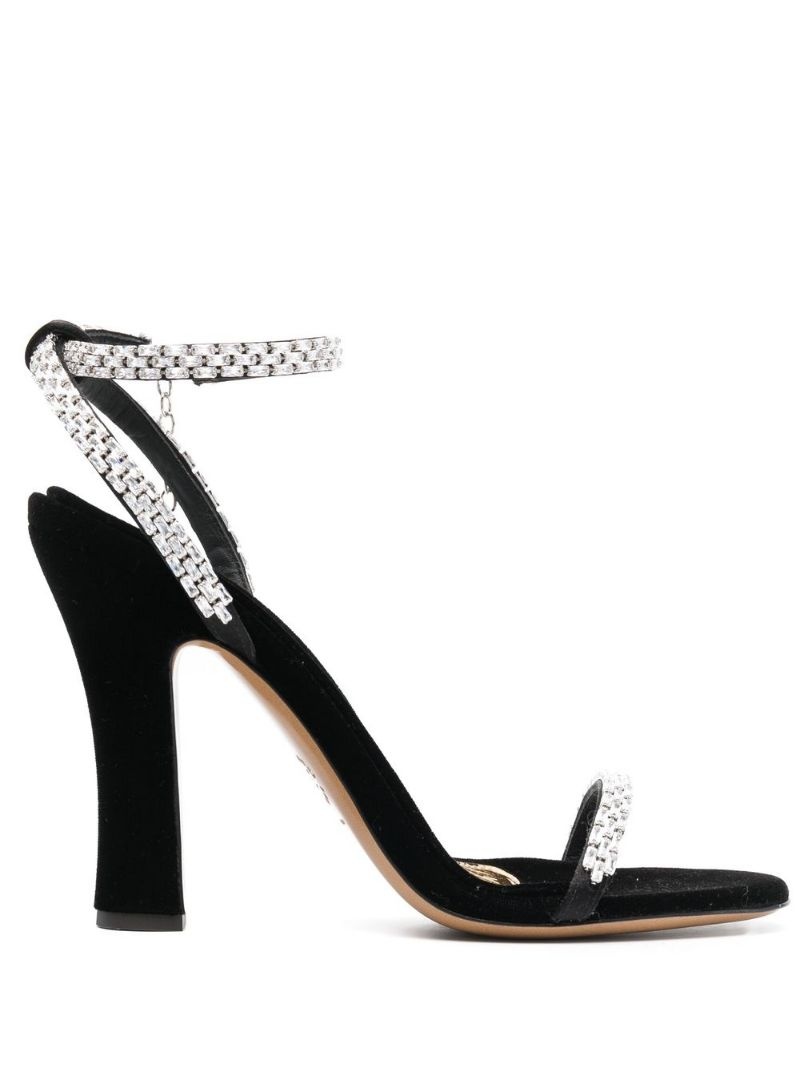 crystal-embellished open-toe sandal - 2