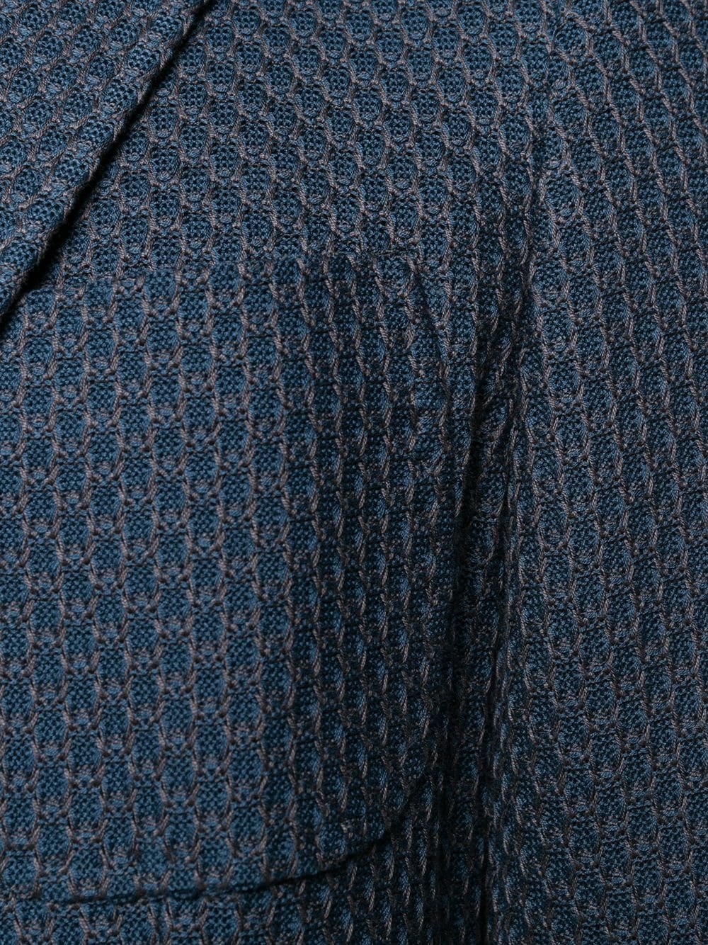 single-breasted woven blazer - 5