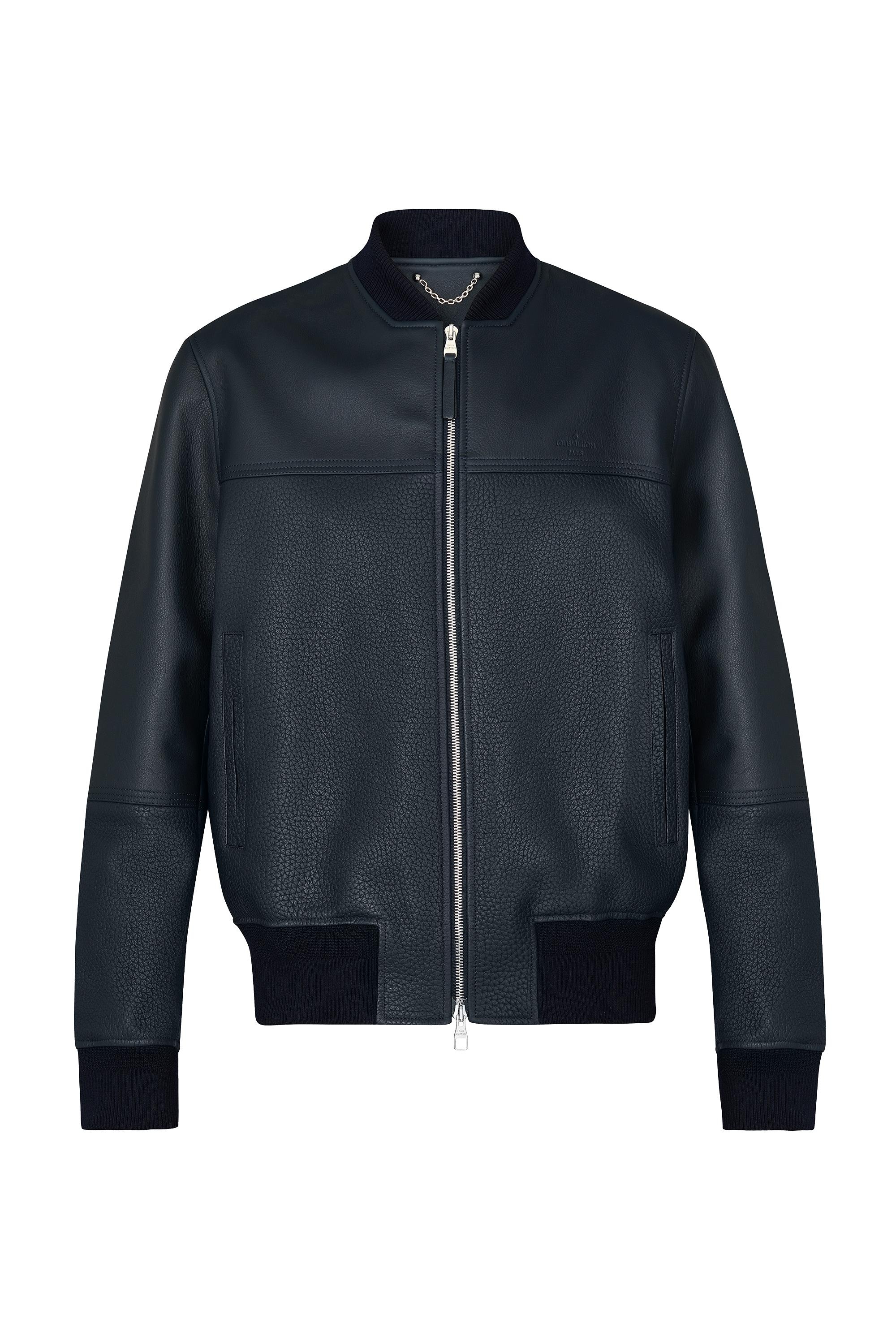 Cut Up Leather Bomber - 1