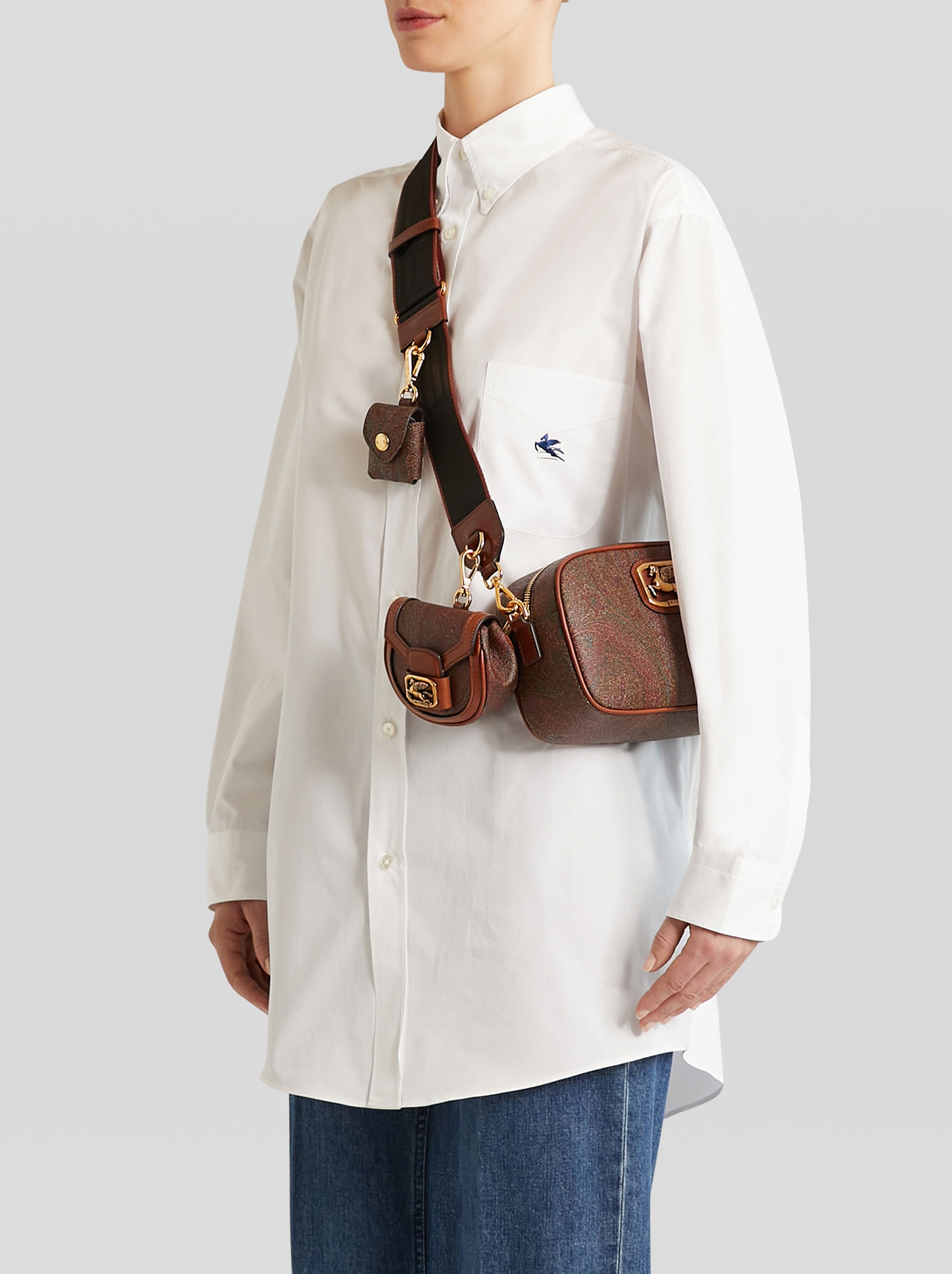 PEGASO PAISLEY JACQUARD CROSSBODY BAG - 2
