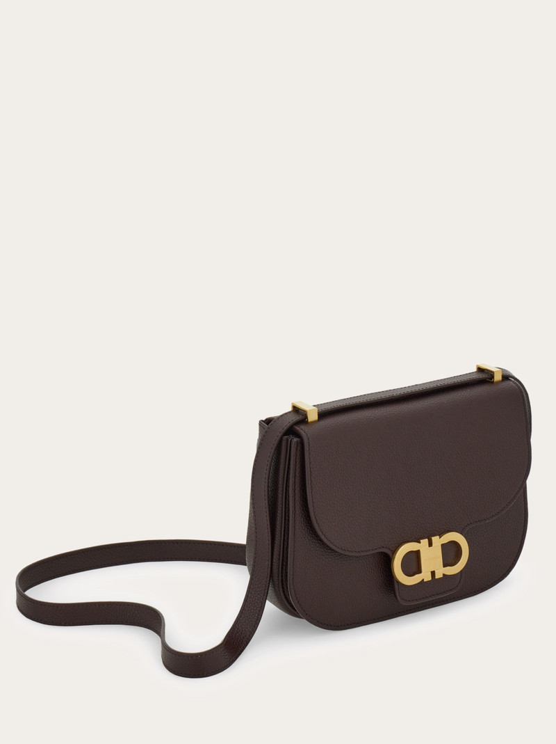 Double Gancini crossbody bag 6