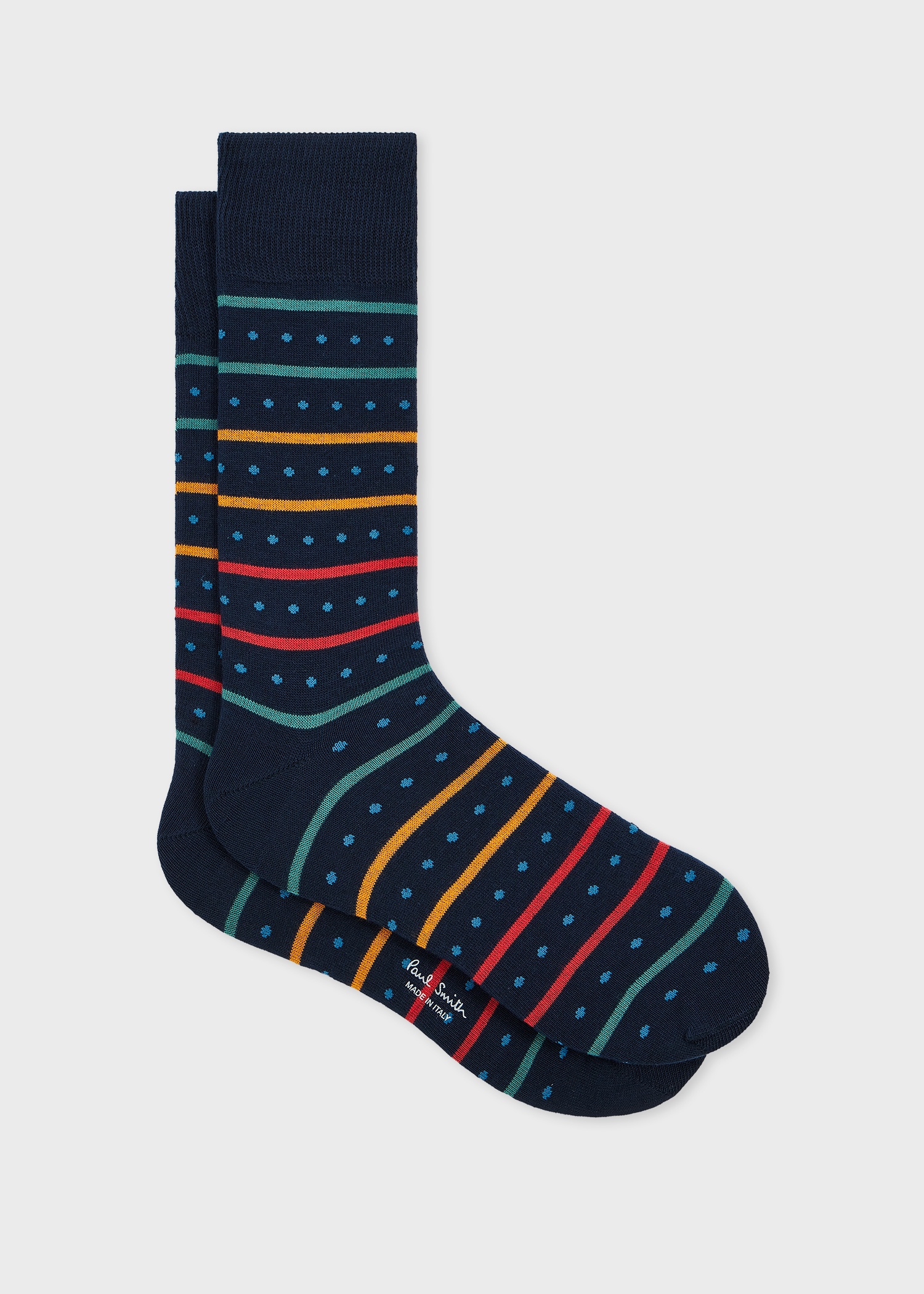 Men's Mixed Stripe 'Festive Cracker' Socks Three Pack - 5